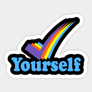 Check Yourself Sticker